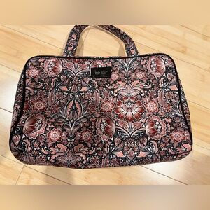 Floral make up tote